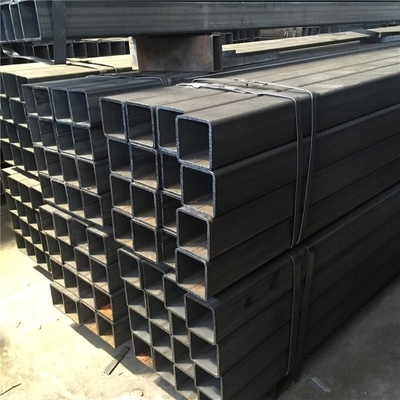 Good price Q235 A53 ग्रेड B सीमलेस मेटल ट्यूब ब्लैक स्क्वायर प्लेन एंड ऑनलाइन