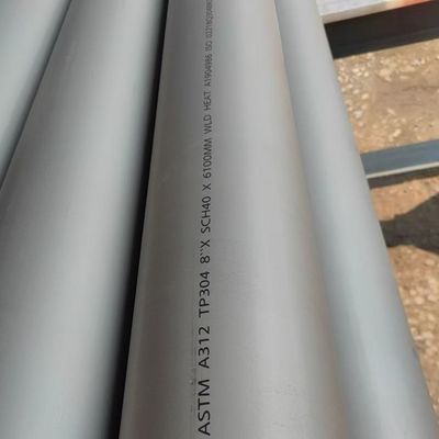अच्छी कीमत 304 316 316L  Acid-washed Matte Seamless Stainless Steel Pipe For Drinking Water Transportation ऑनलाइन